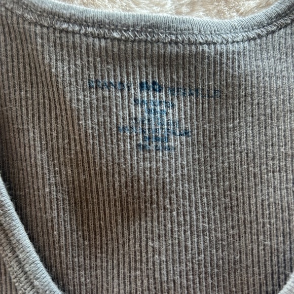 grey-ish blue, Brandy Melville ripped tank top - Picture 2 of 3